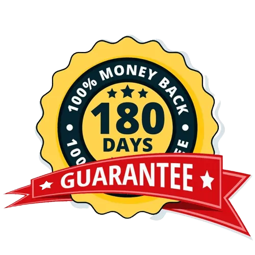 money back 180 day only